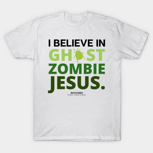 Ghost Zombie Jesus T-Shirt by monoblocpotato